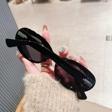 Load image into Gallery viewer, Oval Round Sunglasses Women Blue White Black Shades Sun Glasses Korean Style Hip Hop Classic Retro Oculos De Sol