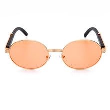 Load image into Gallery viewer, Oval Sunglasses Women 2023 Vintage Small Round Metal Frame Sun Glasses Yellow Pink Lens Men Steampunk Eyeglasses Shades