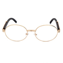 Load image into Gallery viewer, Oval Sunglasses Women 2023 Vintage Small Round Metal Frame Sun Glasses Yellow Pink Lens Men Steampunk Eyeglasses Shades