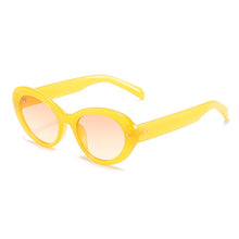 Load image into Gallery viewer, Oval Sunglasses Women 2023 Rivet Decorative Sun Glasses Female Candy Color Trend Small Round Frame Eyewear UV400