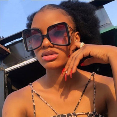 Oversize Bow Shape Square Sunglasses for Women 2023  Brand Big Frame Gradient Sun Glasses Female Summer Shades