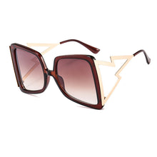 Load image into Gallery viewer, Oversize Bow Shape Square Sunglasses for Women 2023  Brand Big Frame Gradient Sun Glasses Female Summer Shades