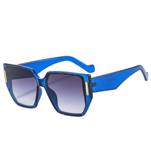 Load image into Gallery viewer, Oversized Irregular Square For Women Gradient Sunglasses Shades UV400  Ins Popular Retro Men Punk Blue Tea Sun Glasses