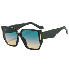 Load image into Gallery viewer, Oversized Irregular Square For Women Gradient Sunglasses Shades UV400  Ins Popular Retro Men Punk Blue Tea Sun Glasses