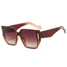 Load image into Gallery viewer, Oversized Irregular Square For Women Gradient Sunglasses Shades UV400  Ins Popular Retro Men Punk Blue Tea Sun Glasses