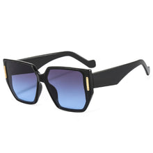 Load image into Gallery viewer, Oversized Irregular Square For Women Gradient Sunglasses Shades UV400  Ins Popular Retro Men Punk Blue Tea Sun Glasses