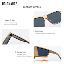 Load image into Gallery viewer, Oversized Men Sunglasses Women Driving Shades Multi Lens Square Sun Glasses Conjoined Goggles Retro Outdoor Gafas De Sol