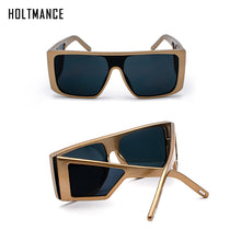 Load image into Gallery viewer, Oversized Men Sunglasses Women Driving Shades Multi Lens Square Sun Glasses Conjoined Goggles Retro Outdoor Gafas De Sol