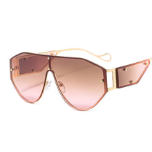 Load image into Gallery viewer, Oversized Punk One Piece Sunglasses 2023 Women Men Shield Sun Glasses Female Gradient Eyeglasses UV400 De Sol Oculos