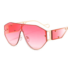 Load image into Gallery viewer, Oversized Punk One Piece Sunglasses 2023 Women Men Shield Sun Glasses Female Gradient Eyeglasses UV400 De Sol Oculos
