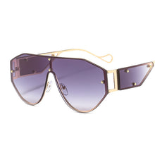 Load image into Gallery viewer, Oversized Punk One Piece Sunglasses 2023 Women Men Shield Sun Glasses Female Gradient Eyeglasses UV400 De Sol Oculos