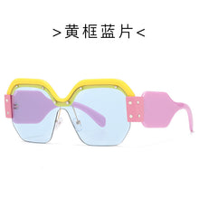 Load image into Gallery viewer, Oversized Punk Sunglasses Women Big Frame Square Sun Glasses 2023 Brand Designer Fashionable Unique Modeling Eyewear