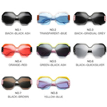 Load image into Gallery viewer, Oversized Punk Sunglasses Women Big Frame Square Sun Glasses 2023 Brand Designer Fashionable Unique Modeling Eyewear