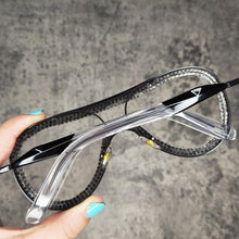 Load image into Gallery viewer, Oversized Square Crystal Sunglasses Women 2023  Rhinestone Bling Sun Glasses Female Gradient Big Shades UV400