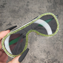 Load image into Gallery viewer, Oversized Square Crystal Sunglasses Women 2023  Rhinestone Bling Sun Glasses Female Gradient Big Shades UV400
