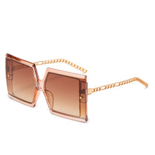 Load image into Gallery viewer, Oversized Square Sunglasses Brand For Female Ladies Unique Sun Glasses Punk Eye Wear Retro Metal Glasses Oculos