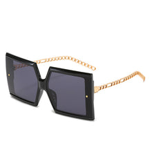 Load image into Gallery viewer, Oversized Square Sunglasses Brand For Female Ladies Unique Sun Glasses Punk Eye Wear Retro Metal Glasses Oculos