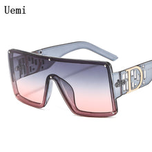 Load image into Gallery viewer, Oversized  Square Sunglasses For Women Big Frame With D Retro  Designer Sun Glasses UV400 Eyewear Shades
