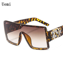 Load image into Gallery viewer, Oversized  Square Sunglasses For Women Big Frame With D Retro  Designer Sun Glasses UV400 Eyewear Shades
