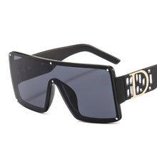 Load image into Gallery viewer, Oversized  Square Sunglasses For Women Big Frame With D Retro  Designer Sun Glasses UV400 Eyewear Shades
