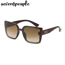 Load image into Gallery viewer, Oversized Square Sunglasses Women 2023  Brand Designer Trendy Large Frame Sunglasses For Men Gradient Lens Eyewear