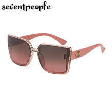 Load image into Gallery viewer, Oversized Square Sunglasses Women 2023  Brand Designer Trendy Large Frame Sunglasses For Men Gradient Lens Eyewear