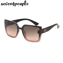 Load image into Gallery viewer, Oversized Square Sunglasses Women 2023  Brand Designer Trendy Large Frame Sunglasses For Men Gradient Lens Eyewear
