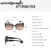 Load image into Gallery viewer, Oversized Square Sunglasses Women 2023  Brand Designer Trendy Large Frame Sunglasses For Men Gradient Lens Eyewear