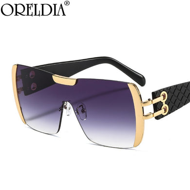 Oversized Square Sunglasses Women Colorful Lens Sun Glasses Shades Eyewear Men  Brand Designer Eyeglasses UV400