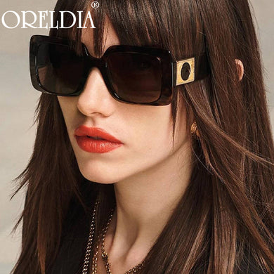 Oversized Square Sunglasses Women Men Big Frames Sun Glasses Jelly Shades Eyewear Female Brand Designer Eyeglasses UV400