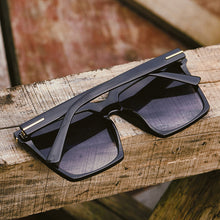 Load image into Gallery viewer, Oversized Square Sunglasses Women Men with Metal T shaped design UV400
