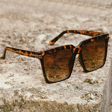Load image into Gallery viewer, Oversized Square Sunglasses Women Men with Metal T shaped design UV400