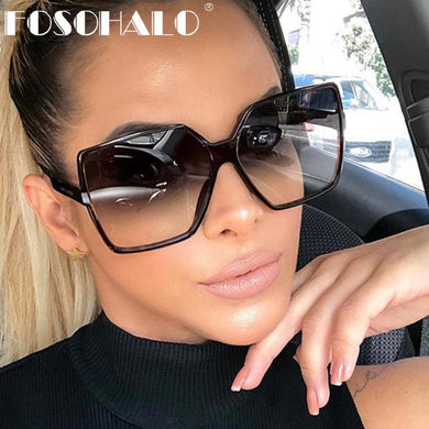 Oversized Square Sunglasses Women Mens Oversize Sun Glasses Female Famous Brand Black Eyewear Gafas de sol