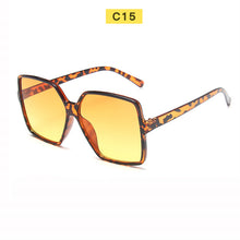 Load image into Gallery viewer, Oversized Square Sunglasses Women Mens Oversize Sun Glasses Female Famous Brand Black Eyewear Gafas de sol
