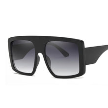 Load image into Gallery viewer, Oversized Square Sunglasses Women Retro Gradient Big Frame Sun Glasses Female One Piece Gafas Shade Mirror Clear Lens