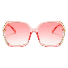 Load image into Gallery viewer, Oversized Sunglasses Ladies  Brand Big Frame Square Sun Glasses Female Gradient Eyeware Pink Green UV400 Oculos
