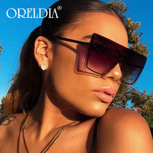 Load image into Gallery viewer, Oversized Sunglasses Women 2023  Brand  Rimless Square Sun Glasses Metal Female Shades UV400 Men Glasses Gafas