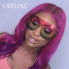 Load image into Gallery viewer, Oversized Sunglasses Women 2023  Brand  Rimless Square Sun Glasses Metal Female Shades UV400 Men Glasses Gafas