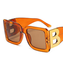 Load image into Gallery viewer, Oversized Sunglasses Women Classic Big Frame B Sun Glasses Female Trendy Outdoor Eyeglasses Shades UV400 Square Eyewear