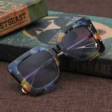 Load image into Gallery viewer, Oversized Sunglasses Women  Brand Square Sun Glasses Female Retro Floral Designer Gradient Oculos De Sol