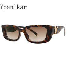 Load image into Gallery viewer, Oversized Sunglasses Women Men Square Sunglasses Men Vintage Shield Steampunk Glasses Female UV400