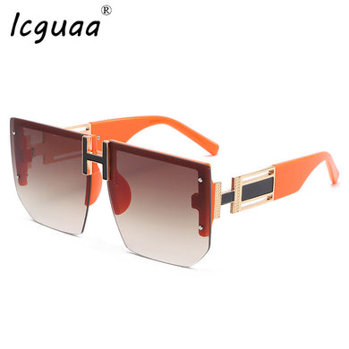 Oversized Trend Hollow Frame Sunglasses Brand Designer Female Sunglasses Model Eyeglasses Outdoor oculos de sol