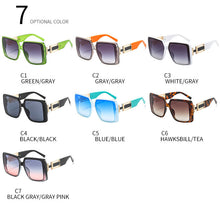 Carica l&#39;immagine nel visualizzatore di Gallery, Oversized Trend Hollow Frame Sunglasses Brand Designer Female Sunglasses Model Eyeglasses Outdoor oculos de sol