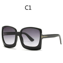 Load image into Gallery viewer, Oversized Women Sunglasses Brand Designer Plastic Female Big Frame Gradient Sun Glasses UV400 gafas de sol mujer