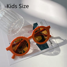 Load image into Gallery viewer, Parent-child Sunglasses Women Men Round Sun Glasses Kids Sunglasses UV400 Protection Child Eyeglasses Outdoor Goggles