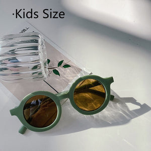 Parent-child Sunglasses Women Men Round Sun Glasses Kids Sunglasses UV400 Protection Child Eyeglasses Outdoor Goggles