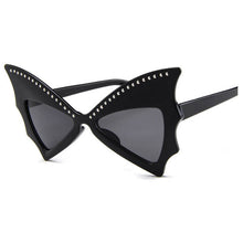 Load image into Gallery viewer, Party Butterfly Sunglasses Women Red Big Riveted Bat Sun Glasses Female Dancing Festival De Soleil Femme