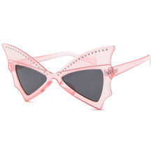 Load image into Gallery viewer, Party Butterfly Sunglasses Women Red Big Riveted Bat Sun Glasses Female Dancing Festival De Soleil Femme