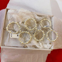 Load image into Gallery viewer, Pearl Sunglasses Round Steel column Arms  Brand Design Women Party Eye Wear Glasses Солнцезащитные Очки