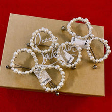 Load image into Gallery viewer, Pearl Sunglasses Round Steel column Arms  Brand Design Women Party Eye Wear Glasses Солнцезащитные Очки